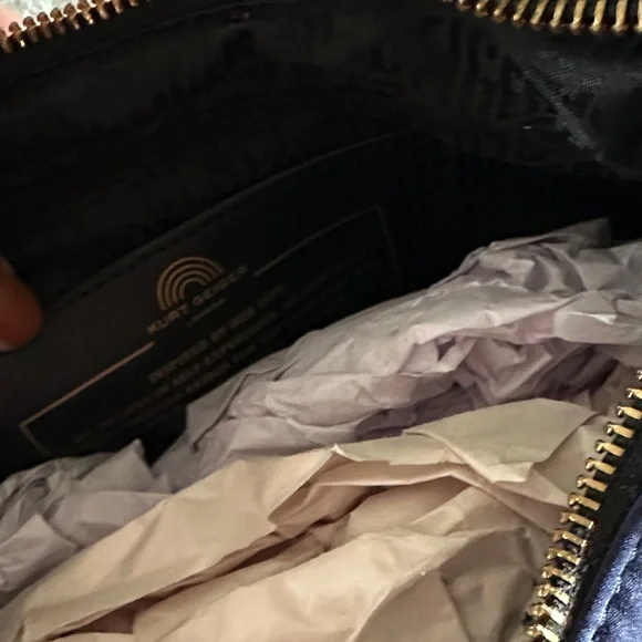 Kurt Geiger Navy Quilted Bag - Picture 6 of 6